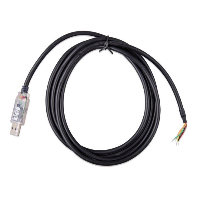 Cable VICTRON ENERGY RS485 to USB interface 1.8 m (ASS030572018) Black Cable VICTRON ENERGY RS485 to USB interface 1.8 m (ASS030572018) Black