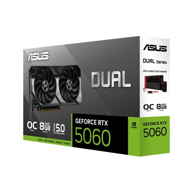 ASUS Dual -RTX5060-O8G NVIDIA GeForce RTX 5060 8 GB GDDR7 ASUS Dual -RTX5060-O8G NVIDIA GeForce RTX 5060 8 GB GDDR7