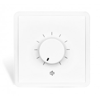 Wall Mounted Volume Regulator AUDAC VC3102/W White