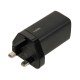 iBOX C-65 Black, GaN 65W universal charger UK plug iBOX C-65 Black, GaN 65W universal charger UK plug