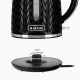 NELO kettle, capacity 1.7 l, power 2000 W, black