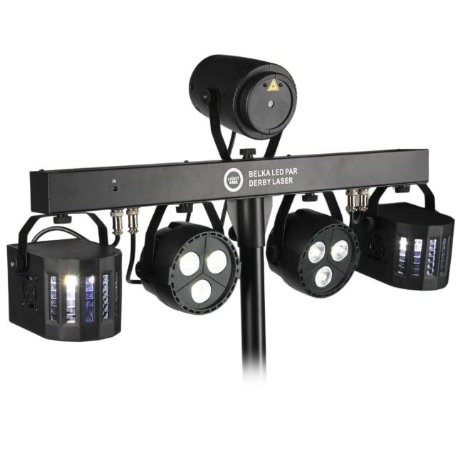 LIGHT4ME Belka LED Par Derby Laser - lighting kit