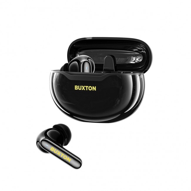 Buxton BTW 7200 Black Tuya - In-ear wireless earphones with charging case, black Buxton BTW 7200 Black Tuya - In-ear wireless earphones with charging case, black