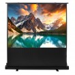 Maclean portable projection screen, compact, floor, 66