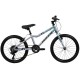 Huffy Literide Alu 20 bike, silver and turquoise (23005W)
