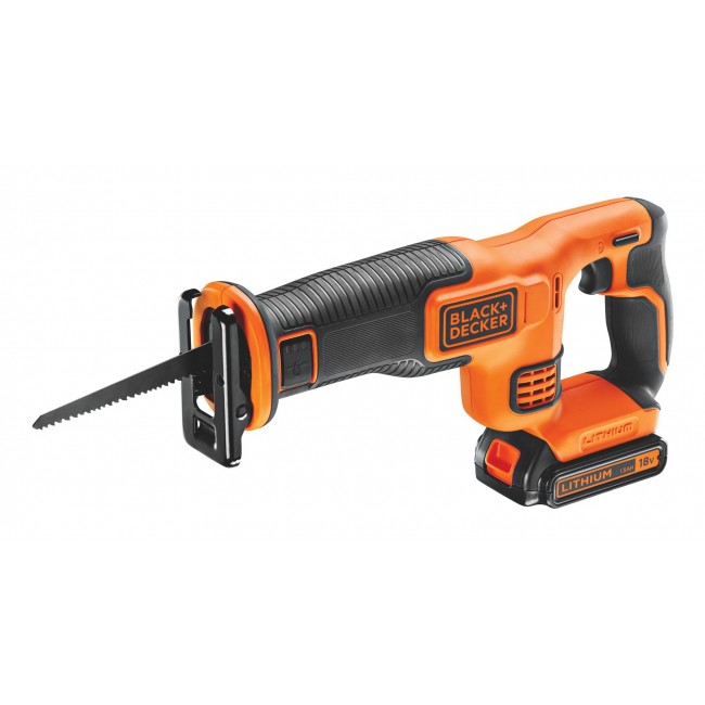 Black & Decker BDCR18-QW reciprocating saw Black, Orange
