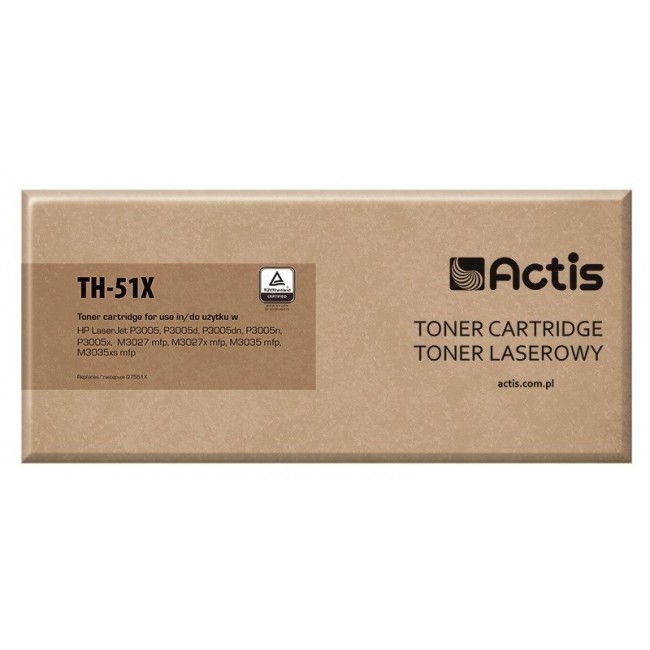 Actis TH-51X Toner (replacement for HP 51X Q7551X Standard 13.000 pages black) Actis TH-51X Toner (replacement for HP 51X Q7551X Standard 13.000 pages black)