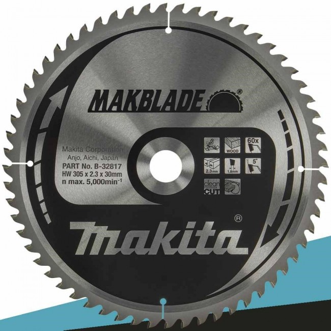 Makita MakBlade circular saw blade 30.5 cm 1 pc(s) Makita MakBlade circular saw blade 30.5 cm 1 pc(s)