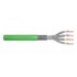Installation cable DIGITUS cat.8.2, S/FTP, Dca, AWG 22/1, LSOH, 50m, green, reel