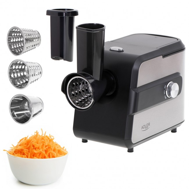 Adler AD 4813 mincer 2000 W Black, Silver Adler AD 4813 mincer 2000 W Black, Silver