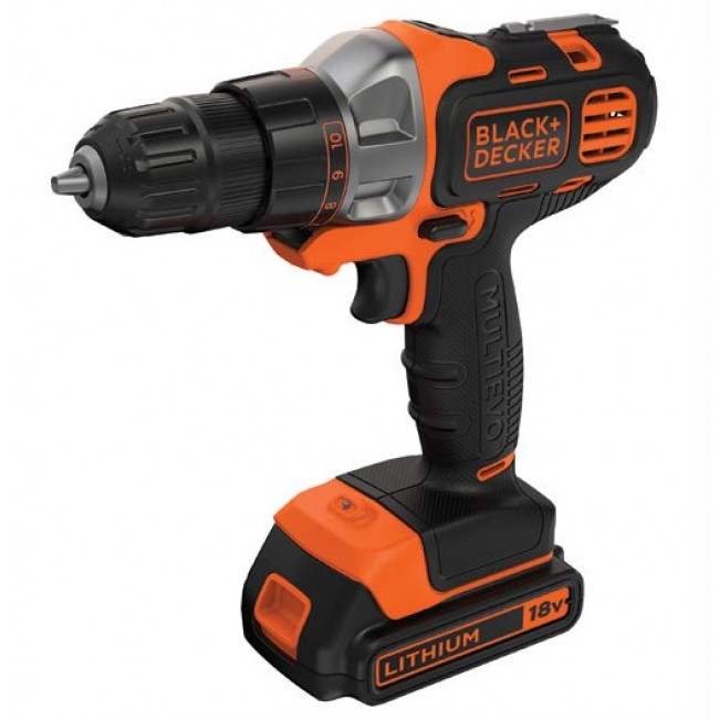 Black & Decker MT218KB drill 800 RPM 1.46 kg Black, Orange