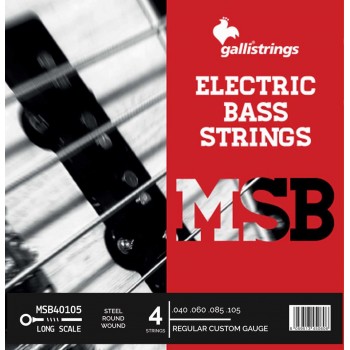 Galli MSB40105 Regular Custom - struny do 4-strunowego basu .040-.105