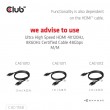 CLUB3D Mini DisplayPort 1.4 to HDMI 8K60Hz M/F Adapter CLUB3D Mini DisplayPort 1.4 to HDMI 8K60Hz M/F Adapter