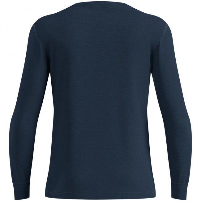 Koszulka termoaktywna z d ugim rękawem męska Odlo MERINO 200 BL TOP crew neck l/s granatowa L