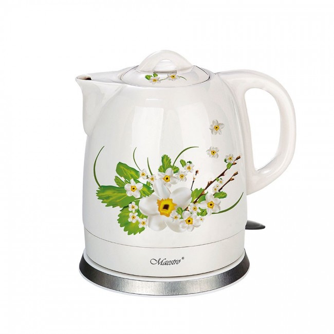 Feel-Maestro MR066 green electric kettle 1.5 L Green, White 1200 W