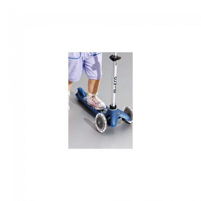 Mini Micro Deluxe Galaxy Glitter LED Navy Blue scooter Mini Micro Deluxe Galaxy Glitter LED Navy Blue scooter