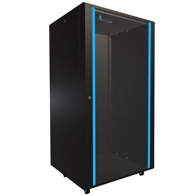 Extralink Rackmount cabinet 32U 800x800 Black standing