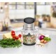 Rommelsbacher MZ 500 electric food chopper 1.5 L 500 W Black, Stainless steel