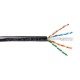 Kabel EmiterNet zewnętrzny elowany UTP (U/UTP) kat.6 el, drut 4x2x0,57, PE+GEL