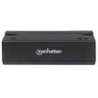 Manhattan USB-A Magnetic Strip Card Reader, Triple Track Reader, Keyboard Wedge Decoder, Cable 1.5m, Black, Three Year Warranty
