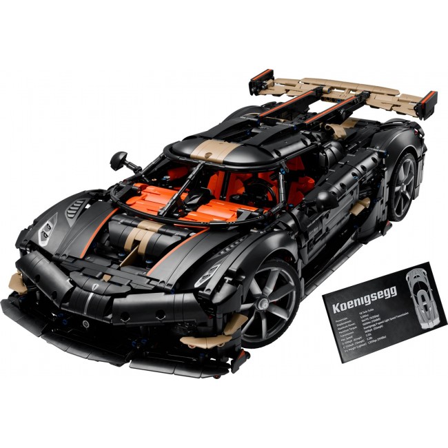 LEGO TECHNIC 42232 Koenigsegg Sadair's Spear Megacar
