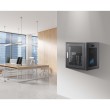 Manhattan Laptop Charging Cabinet Desktop via AC Adapter (EU) 10-bay, Install device's AC Adapter (power cables) into unit, Suitable for ALL laptops (to 16