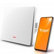 Qoltec 52719 Smart 1-Gang Light Switch | Wi-Fi | Timer | Tuya | Smart life | White
