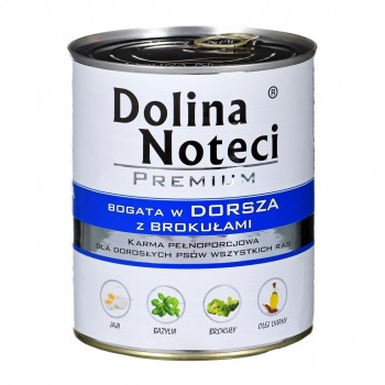 DOLINA NOTECI Premium Rich in cod and broccoli - wet dog food - 800 g