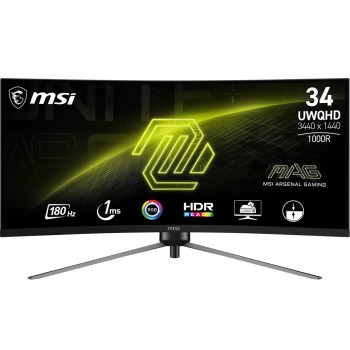 Curved gaming monitor MSI MAG 345CQRDE 34