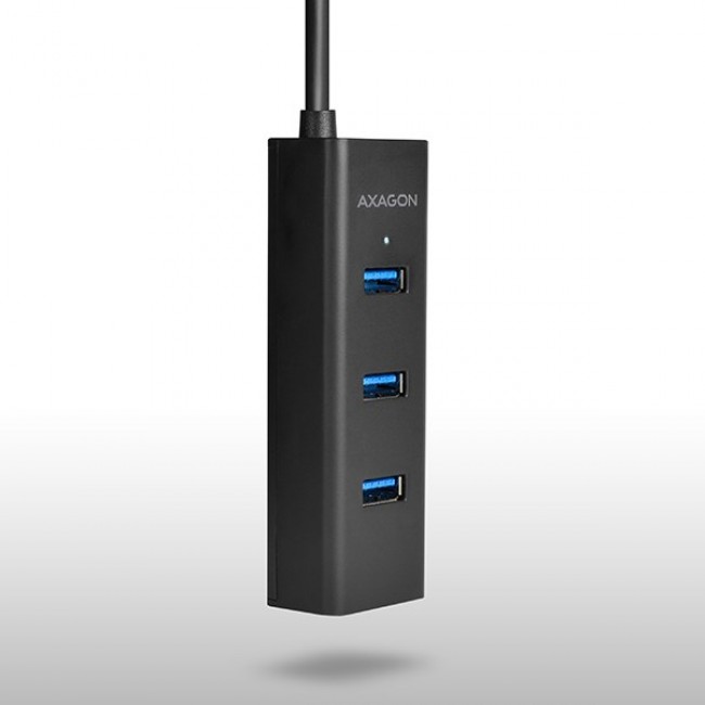 Axagon HUE-S2BL interface hub USB 3.2 Gen 1 (3.1 Gen 1) Type-A 5000 Mbit/s Black Axagon HUE-S2BL interface hub USB 3.2 Gen 1 (3.1 Gen 1) Type-A 5000 Mbit/s Black