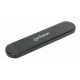 Manhattan M.2 NVMe and SATA SSD Enclosure, USB-C & USB-A Male Connection, Up to 10 Gbps (USB 3.2 Gen2 aka USB 3.1), For 2230/2242/2260/2280 SSDs with M Key or B+M Key, SuperSpeed+ USB, Aluminum, Black, Three Year Warranty Manhattan M.2 NVMe and SATA SSD Enclosure, USB-C & USB-A Male Connection, Up to 10 Gbps (USB 3.2 Gen2 aka USB 3.1), For 2230/2242/2260/2280 SSDs with M Key or B+M Key, SuperSpeed+ USB, Aluminum, Black, Three Year Warranty
