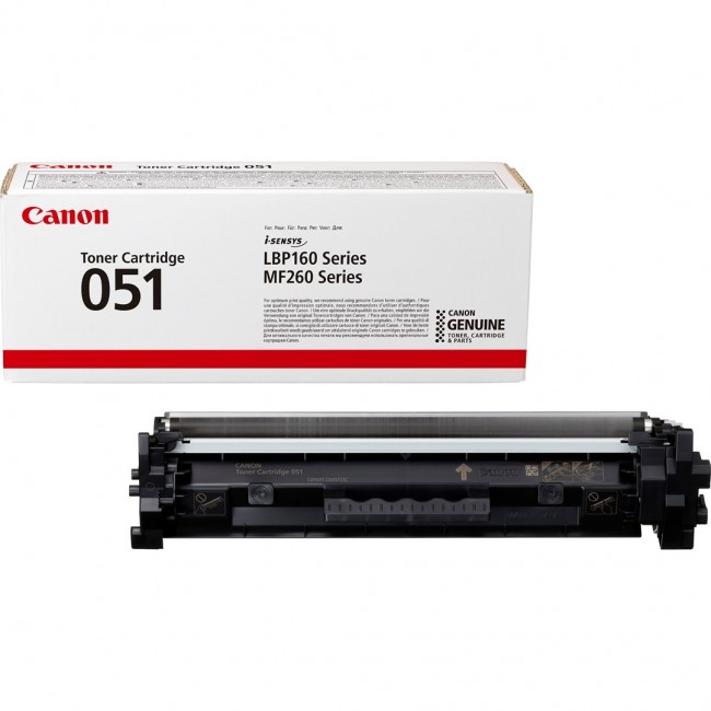 Canon 051 Toner Cartridge, Black Canon 051 Toner Cartridge, Black