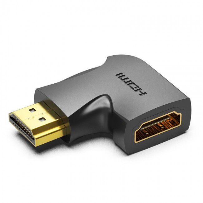 Vention HDMI 270 Degree Male to Female Vertical Flat Adapter Black Vention HDMI 270 Degree Male to Female Vertical Flat Adapter Black
