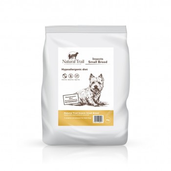 NATURAL TRAIL Insect Small Breed Hypoallergenic Diet - Dry Dog Food - 2 kg
