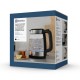Electrolux E4GK1-4GB electric kettle 1.7 L 2200 W Black, Stainless steel, Transparent