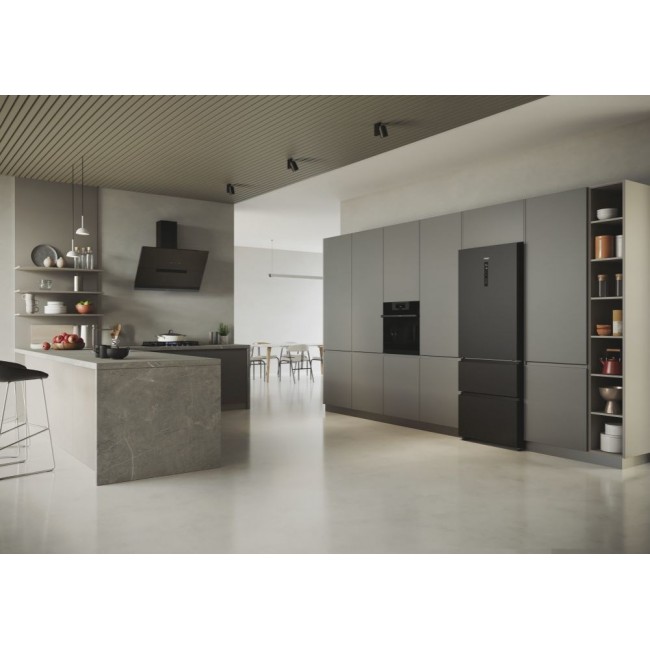Haier 3D 70 Serie 5 HTR5719ENPT Freestanding 528 L Black