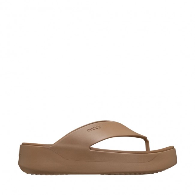 Klapki damskie Crocs Getaway Platform Flip brązowe 209410 2JJ 39-40