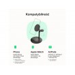Green Cell MSST-GC-3IN1-W mobile device charger Headphones, Headset, Smartphone, Smartwatch White Wireless charging Auto