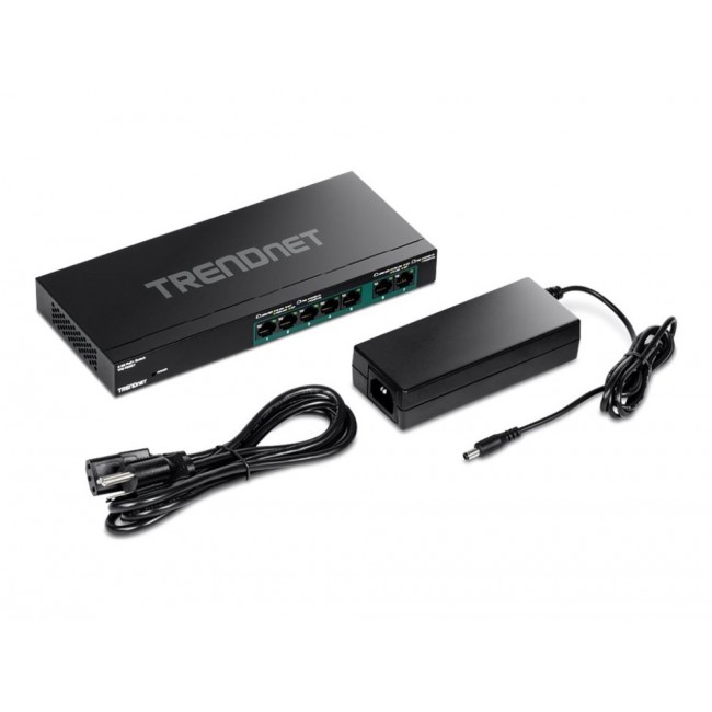 Trendnet TPE-TG327 network switch Unmanaged Gigabit Ethernet (10/100/1000) Power over Ethernet (PoE) Black
