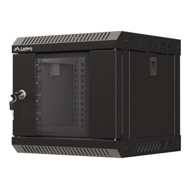 Lanberg WF11-3304-10B rack cabinet 4U Wall mounted rack Black Lanberg WF11-3304-10B rack cabinet 4U Wall mounted rack Black