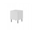 HOLE bedside table 2 pcs. 44x40.5x53.5 cm white matt