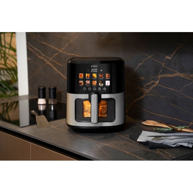 N'oveen AF770 X-LINE Greaseless deep fat fryer Black, Silver N'oveen AF770 X-LINE Greaseless deep fat fryer Black, Silver