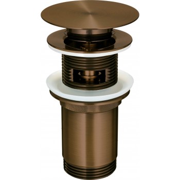 Stopper for washbasin or bidet with sleeve - universal