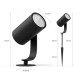 Philips Hue White and colour ambience Lily Outdoor spot light Philips Hue White and colour ambience Lily Outdoor spot light