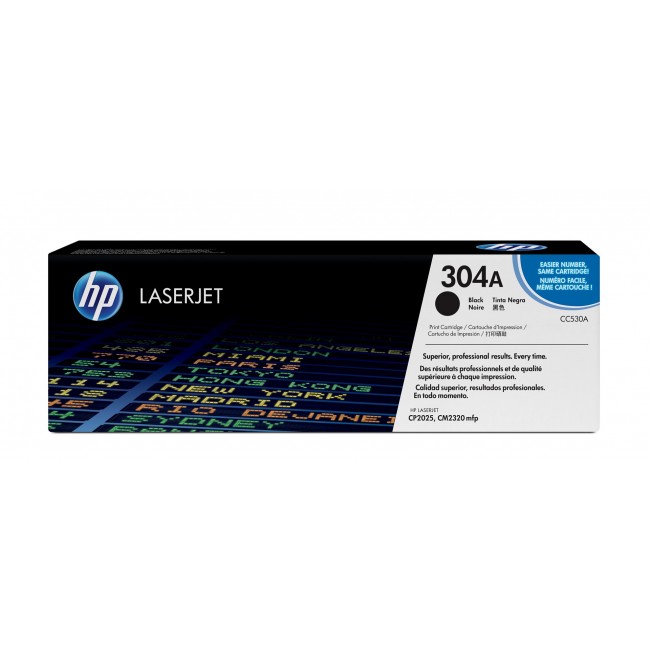 HP 304A Black Original LaserJet Toner Cartridge HP 304A Black Original LaserJet Toner Cartridge