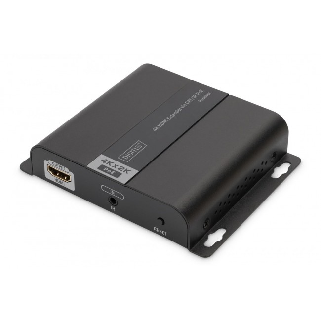 Digitus 4K HDMI Extender via CAT/IP (receiver unit), PoE Digitus 4K HDMI Extender via CAT/IP (receiver unit), PoE