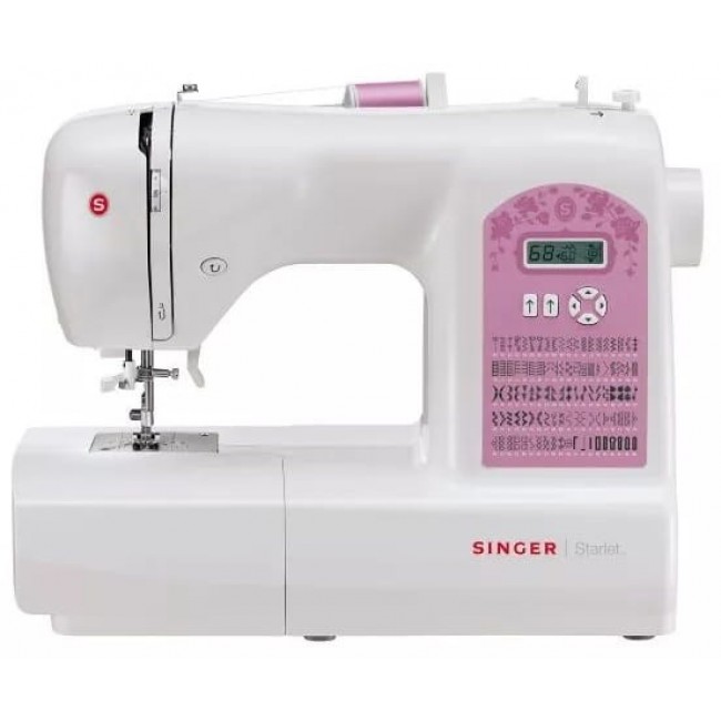 Singer 6699 sewing machine, electronic, white, pink Singer 6699 sewing machine, electronic, white, pink