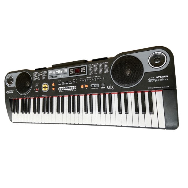 MQ 6115L - keyboard with microphone for learning to play, designed for children