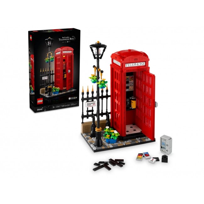 LEGO IDEAS 21347 Red London Telephone Box LEGO IDEAS 21347 Red London Telephone Box