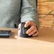 R-Go HE ergonomic mouse left Bluetooth black/silve